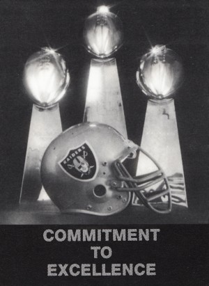 1986 Los Angeles Raiders Poster