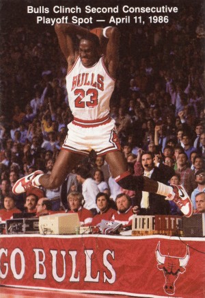 1986 Jordan Jump Basketball Art