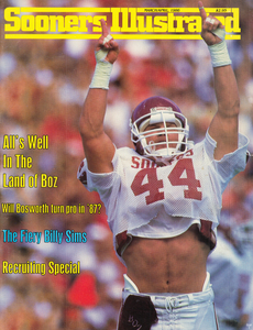 1986 Sooners Illustrated Brian Bosworth Cover Art