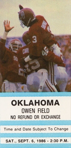 1986 Oklahoma Sooners vs. UCLA Bruins