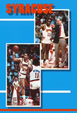 1986 syracuse basketball greg monroe jim boeheim photo