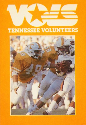 1986 Tennessee Vols Football Poster
