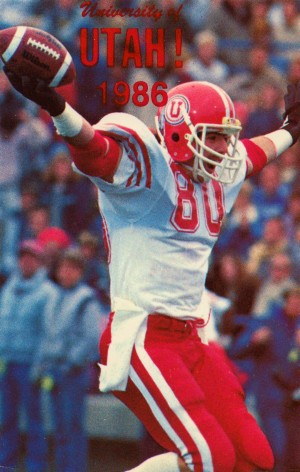 1986 Utah Utes Football Poster