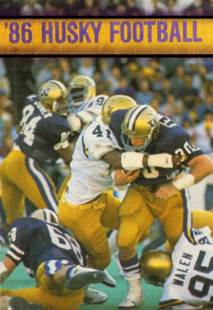 1986 Washington Huskies Football Poster