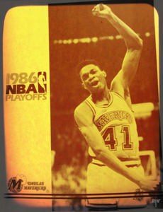 1986 Dallas Mavericks Viewfinder Slide Art