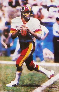 Washington Star QB Joe Theismann Watercolor Art