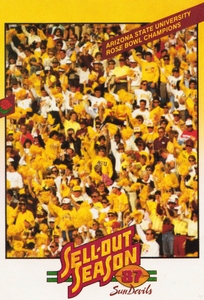 1987 Arizona State Retro Football Art