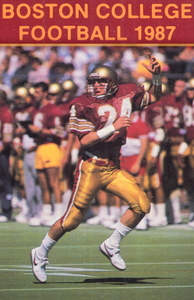 1987 Boston College Eagles Football Poster