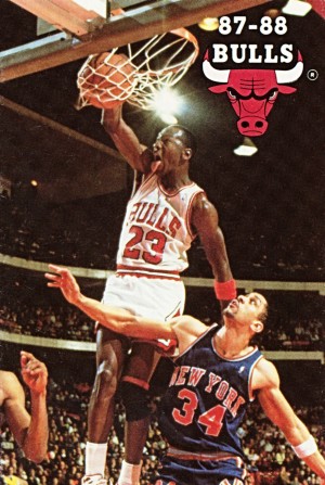1987 Chicago Bulls Michael Jordan Art
