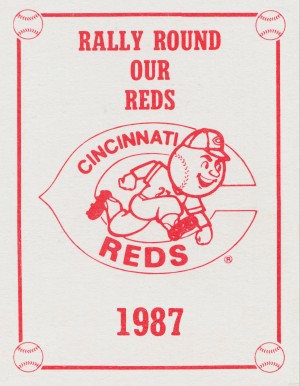 1987 Cincinnati Reds Baseball Poster