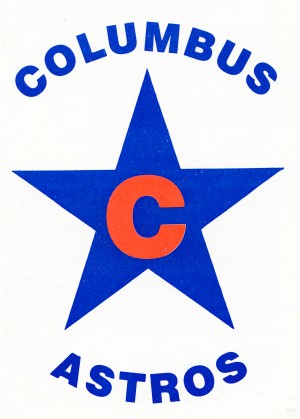 1987 Columbus Astros Art | Row 1