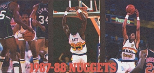 1987 Denver Nuggets Alex English Poster