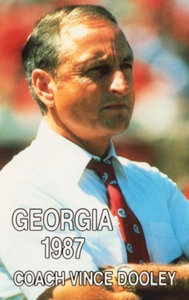 1987 Georgia Football Vince Dooley Art