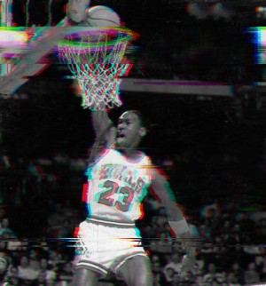 1987 Jordan Glitch Art