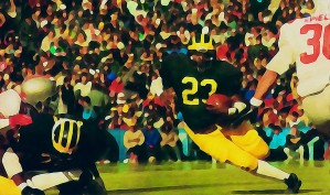 1987 Michigan Wolverines Football Art