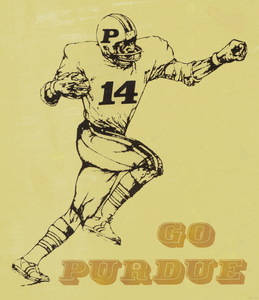 1987 Purdue Football Poster