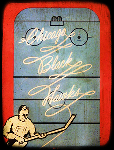 1964 Chicago Black Hawks Art Remix