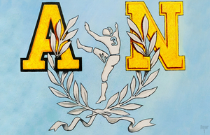 1987 Army Navy Football by Bill Garner