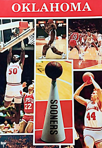 1987 Oklahoma Sooners Basketball Remix Art