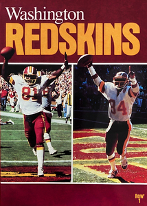 1987 washington redskins football art remix