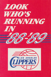 1988 LA Clippers Retro Poster