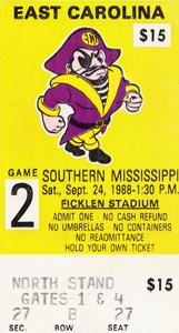 1988 East Carolina vs. Southern Miss