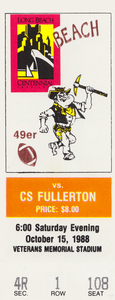 1988 Long Beach State 49ers vs. Cal Fullerton
