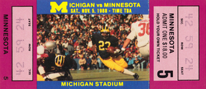 1988 Michigan Wolverines vs. Minnesota Golden Gophers