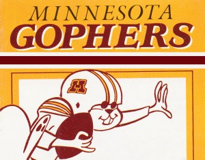 1988 Minnesota Gophers Football Art