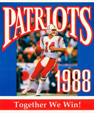 1988 new england patriots together we win