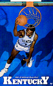 1988 Kentucky Wildcats Basketball Art