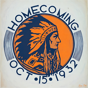 1932 Illinois Homecoming Art