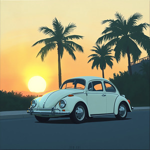 The Bug at Sunset
