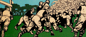 Early 1900s Football Art