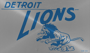 1950s Detroit Lions Art