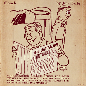 1977 Jim Earle Slouch Cartoon Art