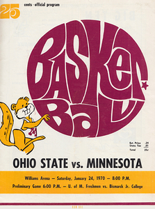 1970 Ohio State Buckeyes at Minnesota Golden Gophers Basketball