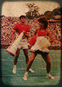 1980s Virginia Cavaliers Cheerleaders Viewfinder Art
