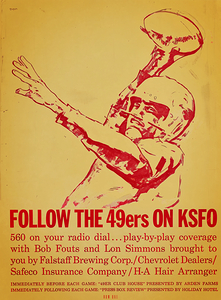 1958 san francisco 49ers ad