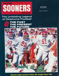 1980 Oklahoma Sooners Magazine Selmons Cover Art