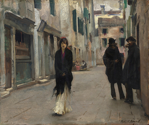 Street in Venice 1882 by John Singer Sargent 