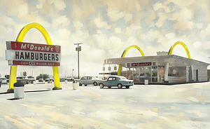 1960s McDonalds Restaurant Art