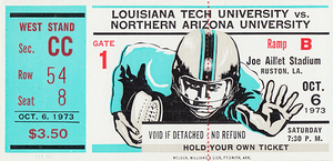 1973 Louisiana Tech vs. Northern Arizona