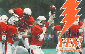 1984 Virginia Cavaliers Football Art