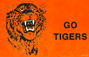 1980s edwardsville tiger art