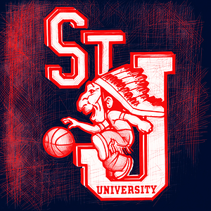 1980 St. Johns Basketball Art