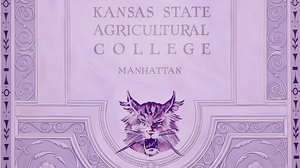 Early 1900s Kansas State Wildcat Art