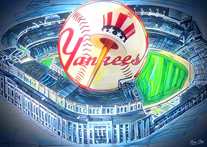 1957 New York Yankees Remix Art