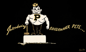 1944 Purdue Pete Art