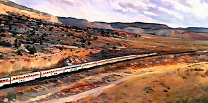1987 Train Art